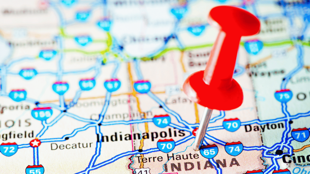 Indiana map